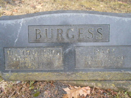 BURGESS, ISAAC - Linn County, Iowa | ISAAC BURGESS 