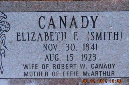 SMITH CANADY, ELIZABETH E. - Linn County, Iowa | ELIZABETH E. SMITH CANADY 