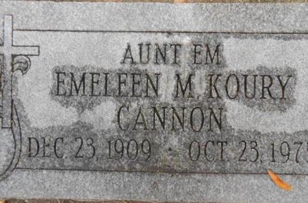 CANNON, EMELEEN M. - Linn County, Iowa | EMELEEN M. CANNON 