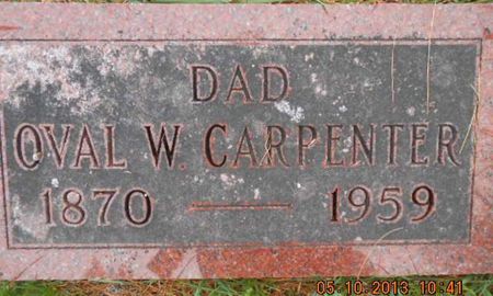 CARPENTER, OVAL W. - Linn County, Iowa | OVAL W. CARPENTER 