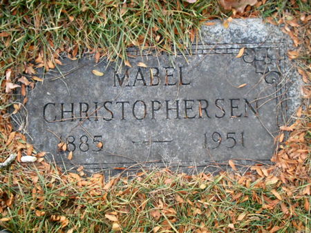 CHRISTOPHERSEN, MABEL - Linn County, Iowa | MABEL CHRISTOPHERSEN 