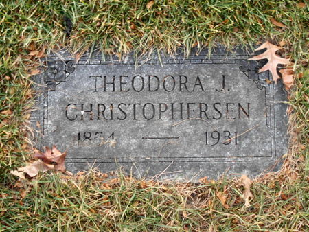 CHRISTOPHERSEN, THEODORA J. - Linn County, Iowa | THEODORA J. CHRISTOPHERSEN 