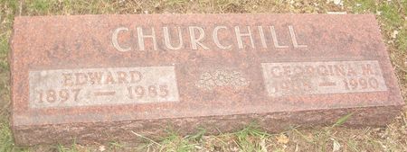 VLACH CHURCHILL, GEORGINA M. - Linn County, Iowa | GEORGINA M. VLACH CHURCHILL 