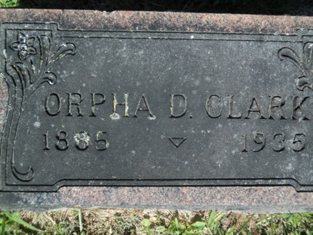 CLARK, ORPHA - Linn County, Iowa | ORPHA CLARK 