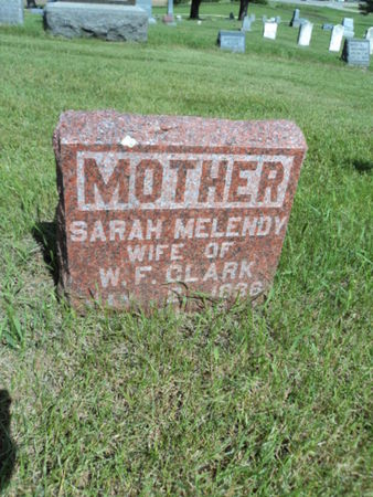 MELENDY CLARK, SARAH A. - Linn County, Iowa | SARAH A. MELENDY CLARK 