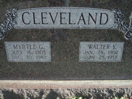 HYDE CLEVELAND, MYRTLE G - Linn County, Iowa | MYRTLE G HYDE CLEVELAND 