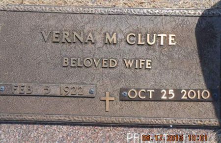 CLUTE, VERNA M. - Linn County, Iowa | VERNA M. CLUTE 
