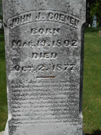 COENEN, JOHN J. - Linn County, Iowa | JOHN J. COENEN 
