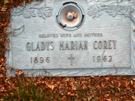 COREY, GLADYS MARIAN - Linn County, Iowa | GLADYS MARIAN COREY 