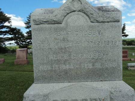 CROSBY, ASA THOMPSON - Linn County, Iowa | ASA THOMPSON CROSBY 