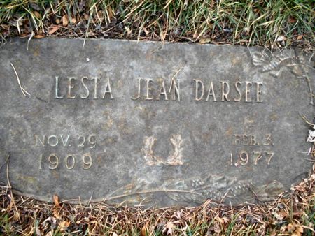 PIRIE DARSEE, LESTA JEAN - Linn County, Iowa | LESTA JEAN PIRIE DARSEE 