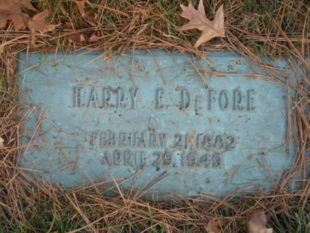 DEFORE, HARRY EDGAR - Linn County, Iowa | HARRY EDGAR DEFORE 