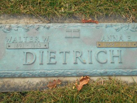 DIETRICH, ANNA E. - Linn County, Iowa | ANNA E. DIETRICH 