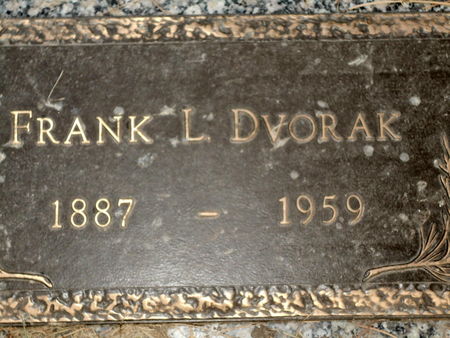DVORAK, FRANK L. - Linn County, Iowa | FRANK L. DVORAK 