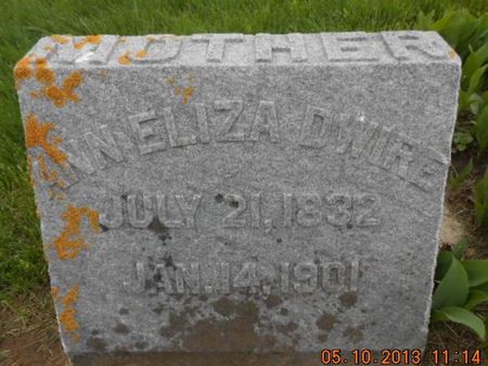 ROBINSON DWIRE, ANN ELIZA - Linn County, Iowa | ANN ELIZA ROBINSON DWIRE 