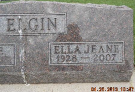 ELDRED ELGIN, ELLA JEANE - Linn County, Iowa | ELLA JEANE ELDRED ELGIN 