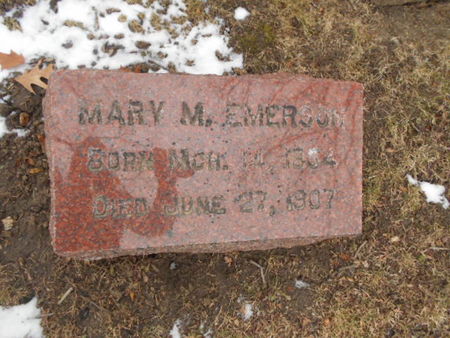 EMERSON, MARY M. - Linn County, Iowa | MARY M. EMERSON 
