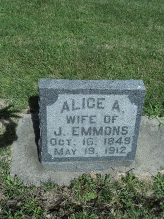 HILL EMMONS, ALICE A. - Linn County, Iowa | ALICE A. HILL EMMONS 