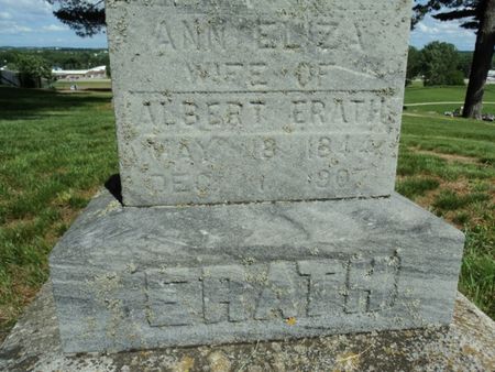 ERATH, ANN ELIZA - Linn County, Iowa | ANN ELIZA ERATH 