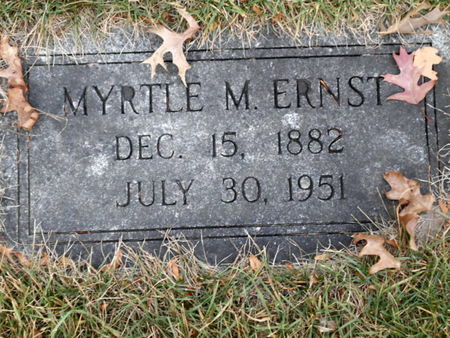 ERNST, MYRTLE M. - Linn County, Iowa | MYRTLE M. ERNST 