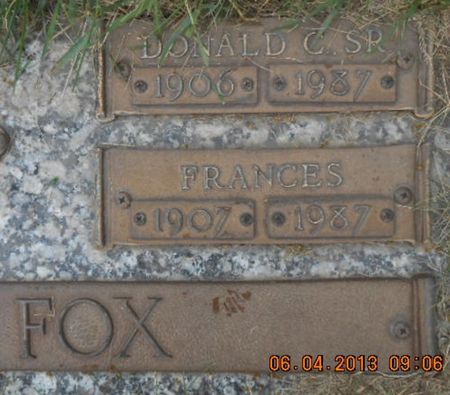 FOX, FRANCES - Linn County, Iowa | FRANCES FOX 