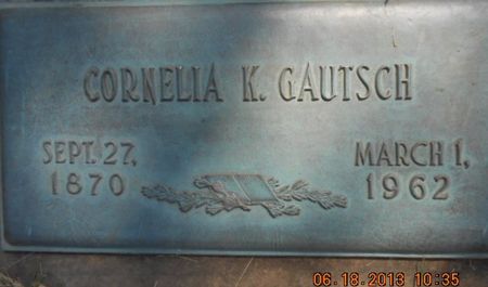 GAUTSCH, CORNELIA K. - Linn County, Iowa | CORNELIA K. GAUTSCH 