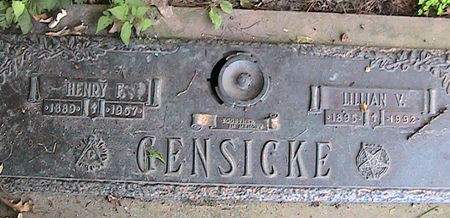 GENSICKE, HENRY F - Linn County, Iowa | HENRY F GENSICKE 