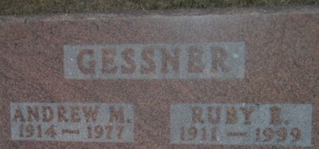 MCGOWAN GESSNER, RUBY E.   (RUBY ELIZABETH) - Linn County, Iowa | RUBY E.   (RUBY ELIZABETH) MCGOWAN GESSNER 