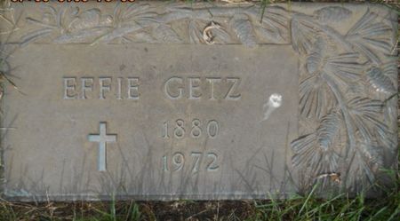 GETZ, EFFIE - Linn County, Iowa | EFFIE GETZ 
