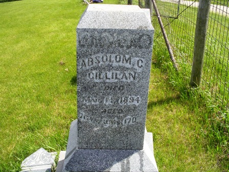 GILLILAN, ABSOLOM C - Linn County, Iowa | ABSOLOM C GILLILAN 
