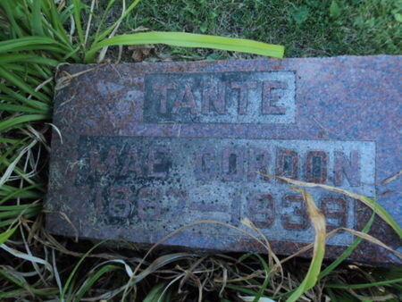 GORDON, MAE - Linn County, Iowa | MAE GORDON 
