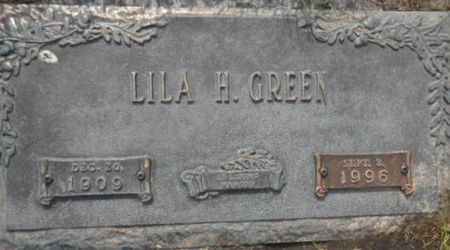 HANSON GREEN, LILA MARIA ROBERTINA - Linn County, Iowa | LILA MARIA ROBERTINA HANSON GREEN 