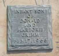 GRIMM, INFANT SON - Linn County, Iowa | INFANT SON GRIMM 