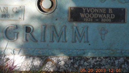 DESHAW GRIMM WOODWARD, YVONNE BELLE - Linn County, Iowa | YVONNE BELLE DESHAW GRIMM WOODWARD 
