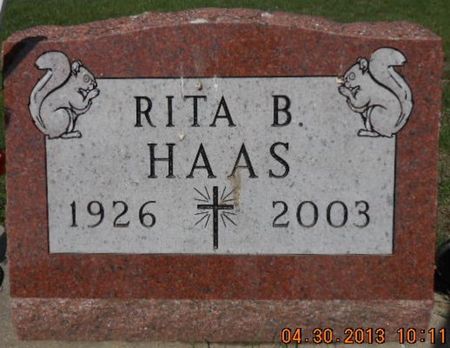 HAAS, RITA B. - Linn County, Iowa | RITA B. HAAS 