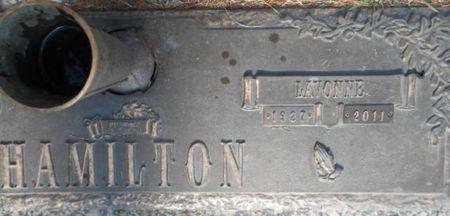 HAMILTON, LAVONNE - Linn County, Iowa | LAVONNE HAMILTON 