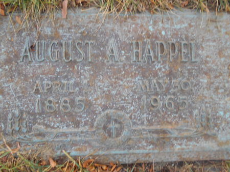 HAPPEL, AUGUST A. - Linn County, Iowa | AUGUST A. HAPPEL 