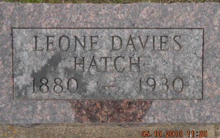 DAVIES HATCH, LEONE - Linn County, Iowa | LEONE DAVIES HATCH 
