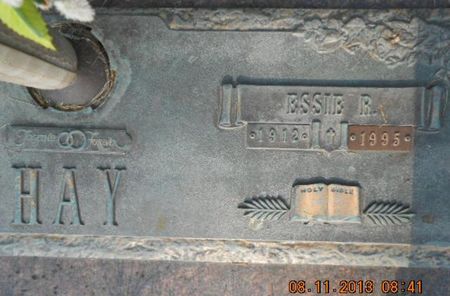 HAY, ESSIE R. - Linn County, Iowa | ESSIE R. HAY 