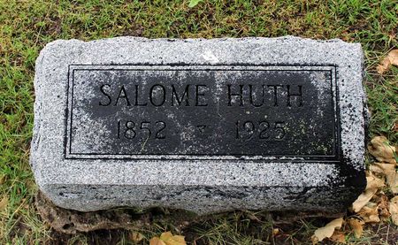 HUTH, SALOME - Linn County, Iowa | SALOME HUTH 