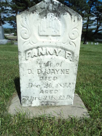 JAYNE, FANNY F. - Linn County, Iowa | FANNY F. JAYNE 