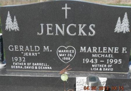 JENCKS, MARLENE FRANCES - Linn County, Iowa | MARLENE FRANCES JENCKS 