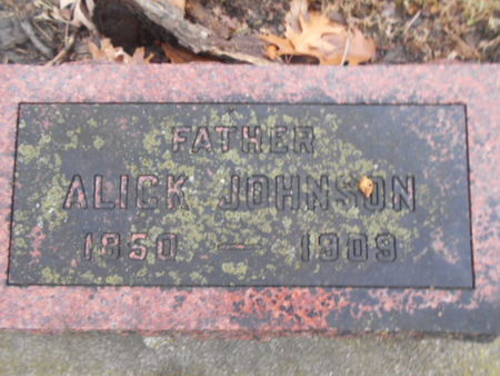 JOHNSON, ALICK   (ALICK F.) - Linn County, Iowa | ALICK   (ALICK F.) JOHNSON 