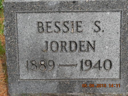 JORDEN, BESSIE - Linn County, Iowa | BESSIE JORDEN 