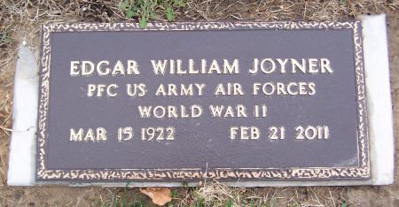 JOYNER, EDGAR WILLIAM - Linn County, Iowa | EDGAR WILLIAM JOYNER 