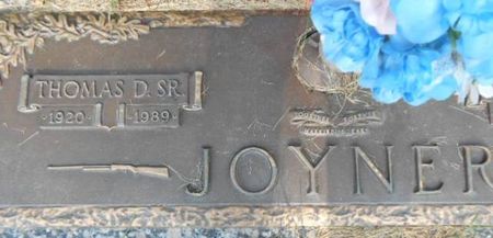 JOYNER, SR., THOMAS D. - Linn County, Iowa | THOMAS D. JOYNER, SR. 