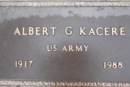 KACERE, ALBERT G. - Linn County, Iowa | ALBERT G. KACERE 