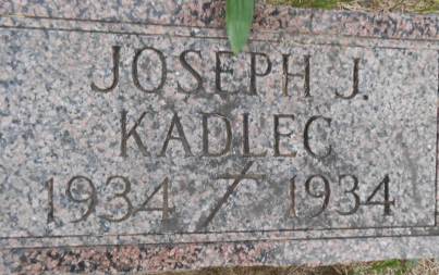 KADLEC, JOSEPH J. - Linn County, Iowa | JOSEPH J. KADLEC 