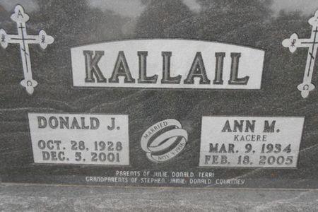 KACERE KALLAIL, ANN M. - Linn County, Iowa | ANN M. KACERE KALLAIL 