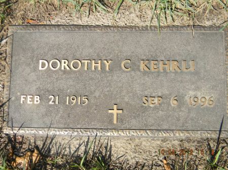KEHRLI, DOROTHY C - Linn County, Iowa | DOROTHY C KEHRLI 